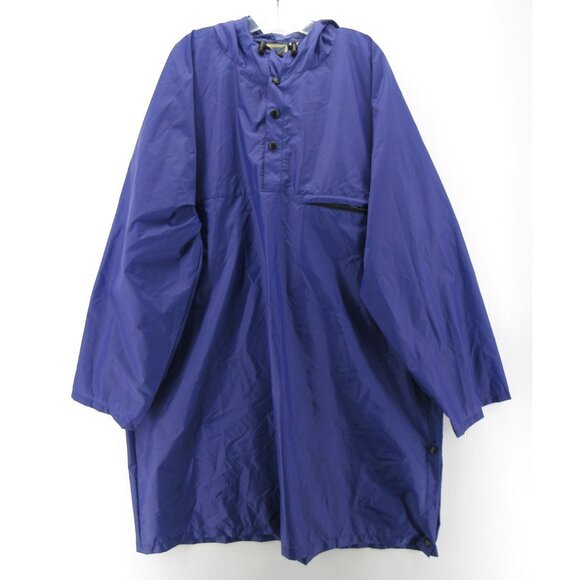VINTAGE Travel Smith Jacket Large XL Rain Coat Poncho Hoodie 90s * - Picture 1 of 14
